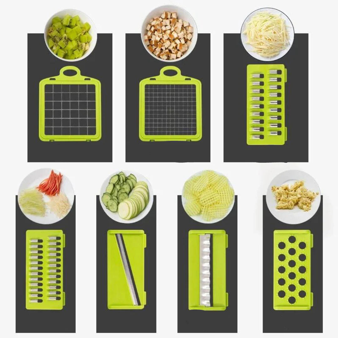 Picador de verduras, cortador profesional de mandolina 14 en 1